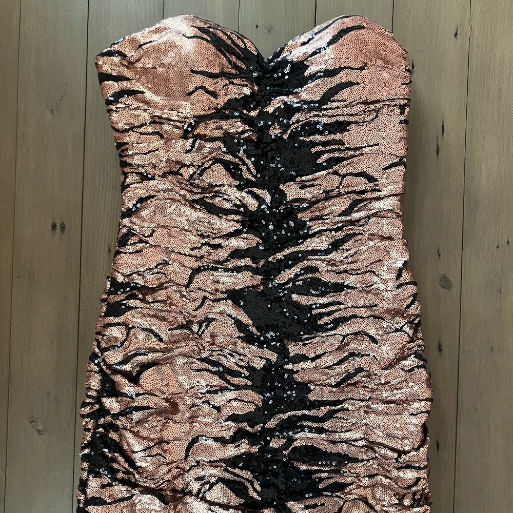 La Femme Sequin Dress